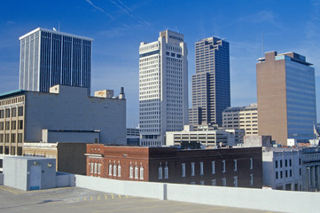State capital and skyline in Little Rock, Arkansas