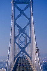 View of Bay Bridge as seen from Treasure Island, California