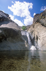 Tahquitz Canyon and waterfall in Palm Springs, California, Indian Canyons of Cahuilla peoples