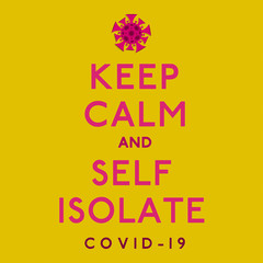Keep calm coronavirus, covid-19, 2019-ncov sign in vector format.