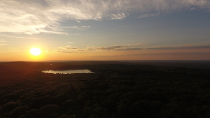 Obraz premium Poconos aerial views
