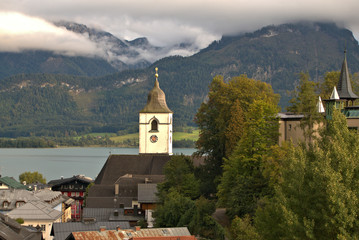 St. Wolfgang in Salzkammergut is a market town in central Austria, in the Salzkammergut region of Upper Austria