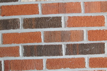 red brick wall