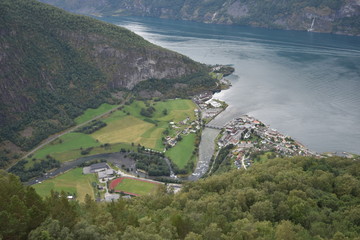 Fototapeta na wymiar Norway town