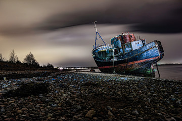 The Corpach Boat Wreck near Fort William