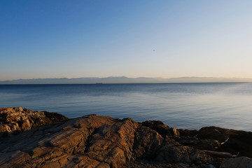 View across to Olympic National park from Victoria