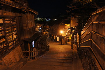 Fototapeta premium 夜の清水