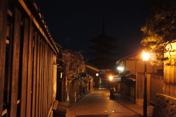 Fototapeta premium 夜の清水