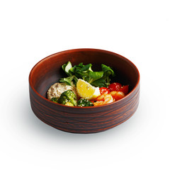 appetizing appetizer, gourmet restaurant dish is a classic serving.