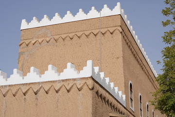 "Riyadh - Riyadh / Saudi Arabia - March 07  2020: View of The Murabba Palace Qasr al Murabba is Historic Building"