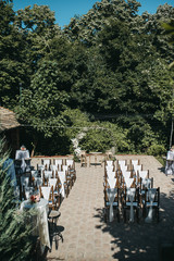 Beautiful dream wedding garden decoration