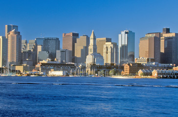 Fototapeta na wymiar Skyline of Boston, Massachusetts
