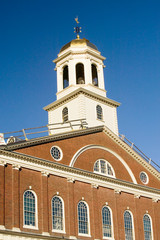 Fototapeta na wymiar Historical Faneuil Hall from Revolutionary America in Boston, Massachusetts, New England