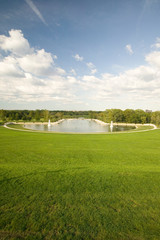 Grand Basin looking from top of Art Hill in Forest Park, St. Louis, Missouri