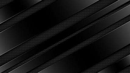 3D Luxury modern black gradient composition background decorative with diagonal geometric shape