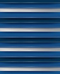 Obraz premium Abstract. blue - silver gradient geometric overlap shape background. vector.