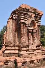 Fototapeta premium Group K Temple Portrait, 11th Century, My Son Sanctuary, Vietnam