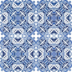 Traditional ornate portuguese azulejo.