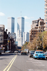 Fototapeta na wymiar USA, New York, Blick auf das World Trade Center in Manhattan.