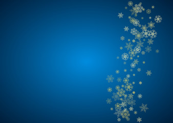 Christmas and New Year snowflakes