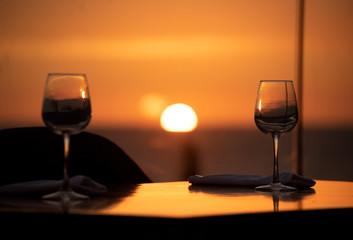 Amazing Sunset Scene in Los Cabos, Mexico