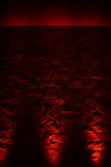 Abstract photo of Red light on a wall