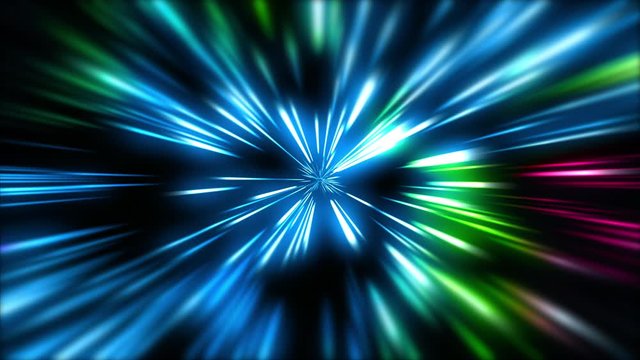 Seamless loop 3D animation of light tunnel stage for your video backgrounds, concert visual performances, presentations, dance parties, music clips, projection mapping, nightclubs, corporate events