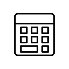 Calculator icon vector design templates