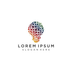 technology logo template
