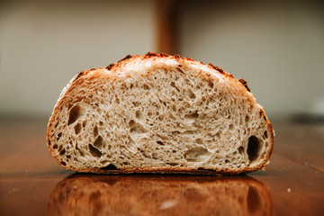 Holes in Sourdough Bread