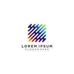technology logo template