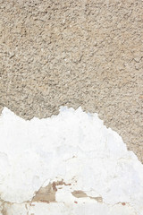 sand wall from light brown and reddish from white to beige