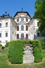 Fototapeta na wymiar castle Karlova Koruna ( Charles's Crown), Chlumec nad Cidlinou town, Hradec Kralove region, Czech republic