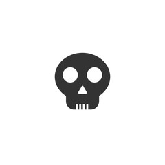 skull icon. design element for illustration