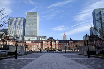 Fototapeta na wymiar 東京駅丸の内駅舎の風景