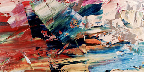 Colorful abstract background wallpaper. Modern motif visual art.  Mixtures of oil paint. Trendy...