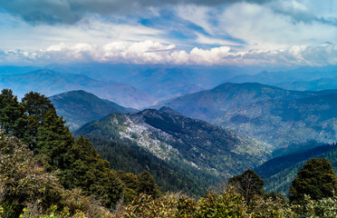 Green valley near Kufri Himachal Pradesh India