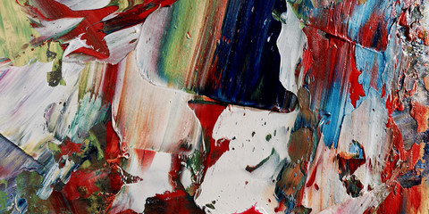 Colorful abstract background wallpaper. Modern motif visual art.  Mixtures of oil paint. Trendy...