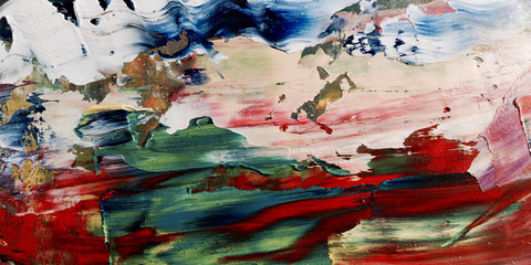 Colorful abstract background wallpaper. Modern motif visual art.  Mixtures of oil paint. Trendy...
