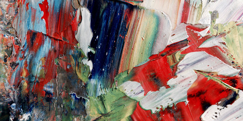 Colorful abstract background wallpaper. Modern motif visual art.  Mixtures of oil paint. Trendy...