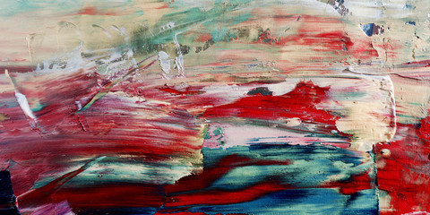 Colorful abstract background wallpaper. Modern motif visual art.  Mixtures of oil paint. Trendy...