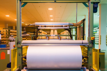 Industrial fabric production line