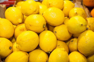 Limons sold in the market.