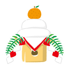 鏡餅のイラスト