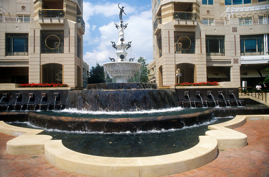 Fountain At Reston Town Center, Potomac Region, VA