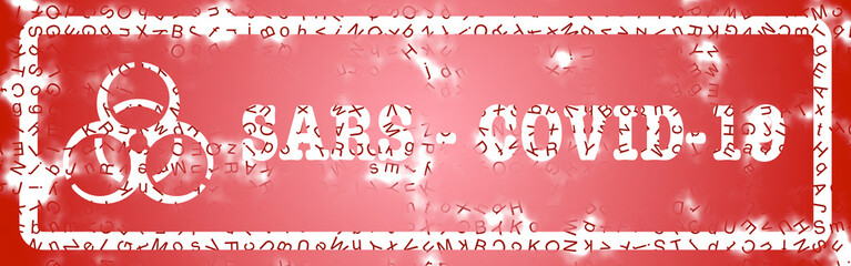 Stempel - Biogef&auml;hrdung - SARS - COVID-19