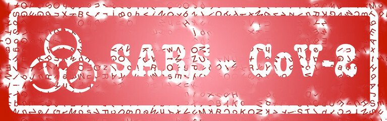 Stempel - Biogef&auml;hrdung - SARS - CoV-2