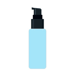 Bottle with spray. Skin care and protection. Vector illustration.