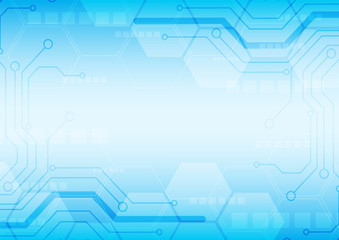 hexagon technology background