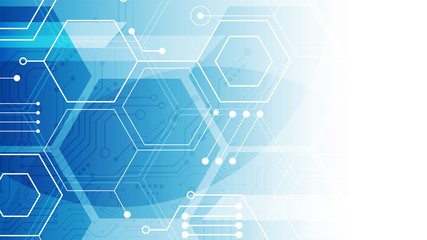 hexagon technology background